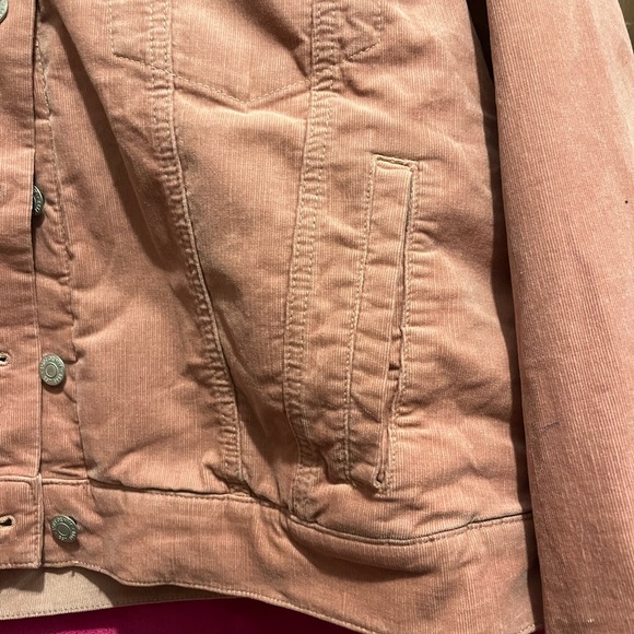 NWOT -Loft - Sherpa Lined Corduroy Trucker Jacket - Picture 2 of 6